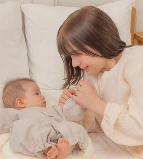 外国人親子撮影
